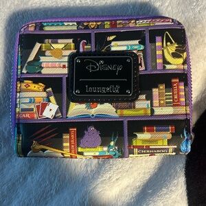 Loungefly Disney Villains Books Zip Around Wallet